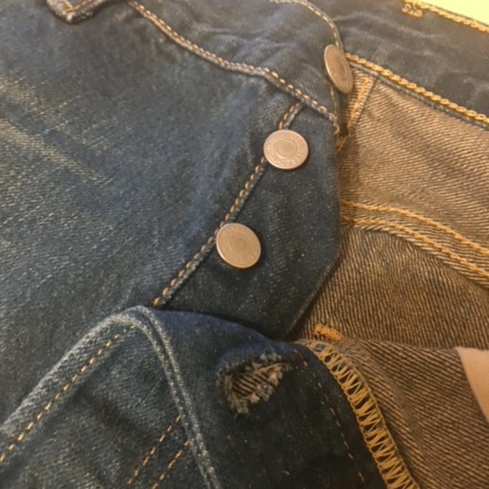 Original Levi's 501 Button Fly Jeans, 34 x 32